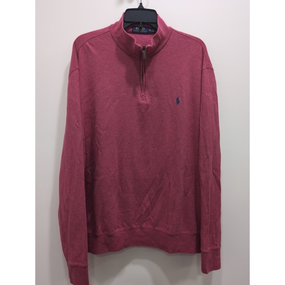 Polo Ralph Lauren Pullover Mens Sz XL 1/4 Zip‎ Performance Golf Preppy Classic